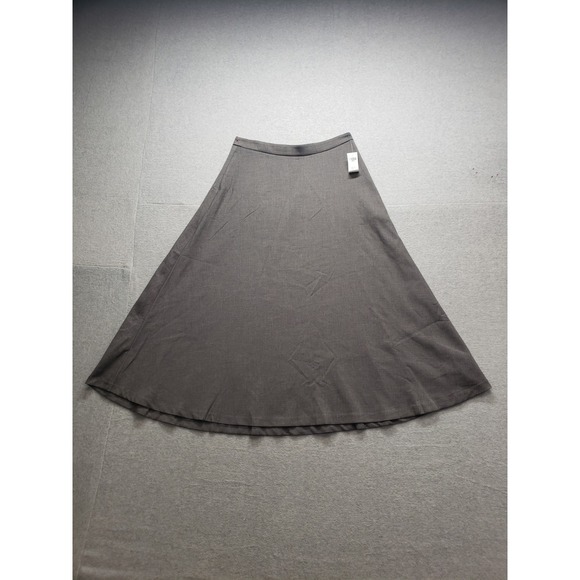 Abercrombie & Fitch Dresses & Skirts - Abercrombie & Fitch Women Flare Skirt LT Gray High Waist Pull On Summer Casual
